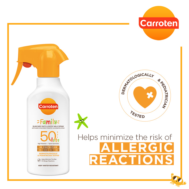 CARROTEN - FAMILY Suncare Face & Body Milk Spray SPF50 - 270ml